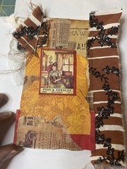 Unique Handmade Ephemera, Scrapbook,Junk Journal,tag,embellishment Mixed Media