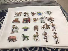 Toy Story Stickers Lot Of 100 Woody Buzz Lightyear Hamm Slinky Dog Mr PotatoHead