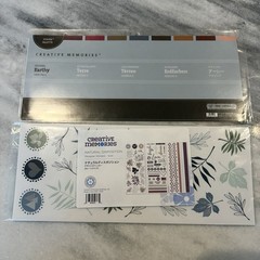 Creative Memories Natural Disposition 12×12 Lot Paper Stickers Embellishments