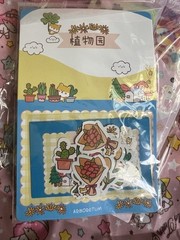Kawaii Sakura Stationery Sticker Craft Kit Vinyl Scrapbook Animals Huge Lot
