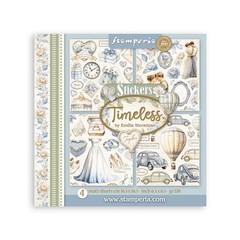 Stamperia Stickers 6.5×6.5, 4pg – Timeless, SBSTK02