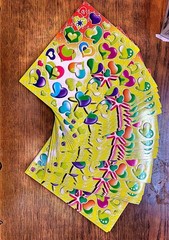 Vintage Colorful Heart Stickers – 23 Sheets – 12 x 17 cm – Die-Cut – Unused