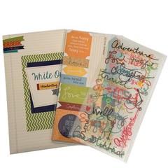 Write On Handwriting Accents Sticker Kit Scrapbooking Die Cuts Multicolor 2013