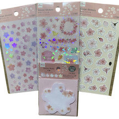 Kawaii Sakura Cute Cherry Blossom Sticker Set Japan Stationery