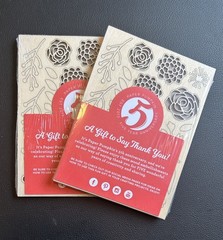 Stampin’ Up! Wood Embellishments, Paper Pumpkin 5 Yr Anniversary Gift, 2 Packs
