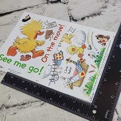 Vintage Suzys Zoo Scrapbooking Stickers Lot New Baby On The Move See Me Go