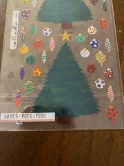 Sticko “ Christmas Tree” Stickers, Includes 50 Stickers, New In Package!