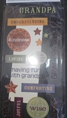 Karen Foster Designs I Love Grandpa 10″ x 2.5″