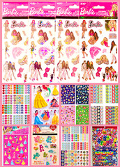 29+ Sticker Pack, Preppy DIY Cards GIRL Princess Journal Fun Kids