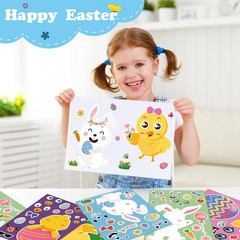 DIY Easter Bunny Sticker – Craft Set for Kids, 24-Sheet