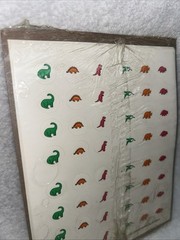 1989 Current Dinosaur Stickers, Small, Multiple Sheets, Factory Sealed