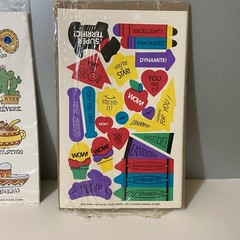 Vintage 1990s Current Inc Spanish & English Reward Stickers