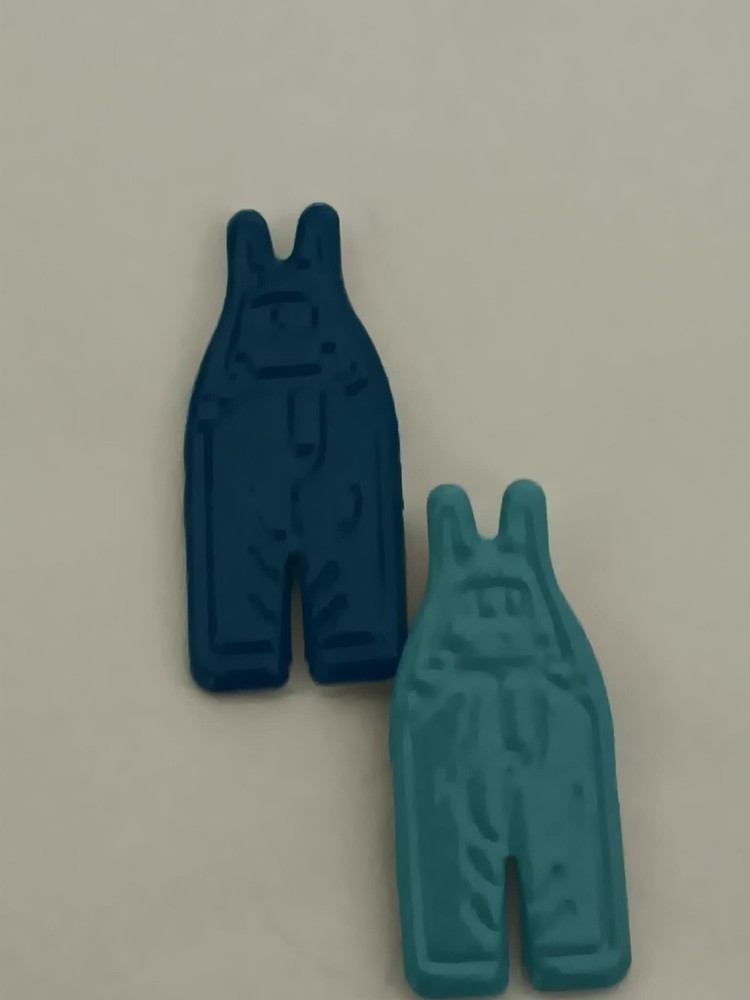 12 OVERALL BRADS BLUE