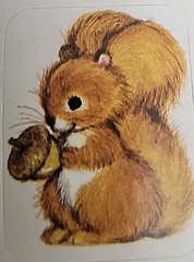 Vintage Stickers 1978 Brandywine Art LTD. Puppy Bunny Squirrel Racoon Incomplete