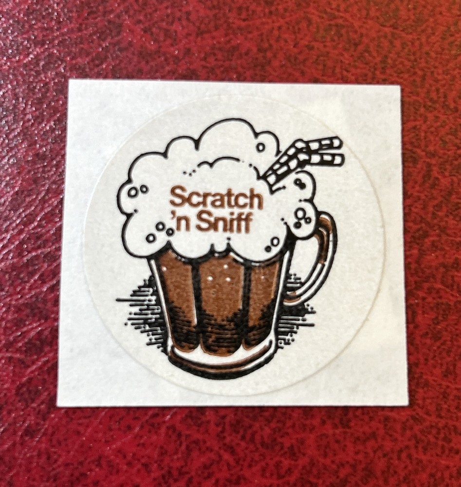Vintage 3M 80s Matte Scratch And Sniff Sticker $0.99 Shipping Available