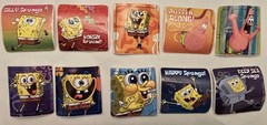 Vintage Smile Makers SpongeBob Squarepants Stickers Lot of 10 2.5 x 2.5 Inches