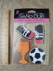 Provo Craft Stand-Outs Stickers – Soccer
