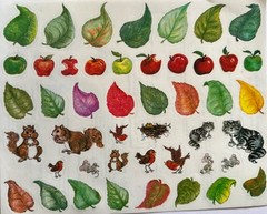 FAMILY TREE Stickers(46pc) Highlights•Leaves•Squirrel•Bird •Cat•Mouse•Relatives