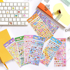 SHANGRLA 870 PCS Cute Mini Puffy Stickers for Kids Girls 3D Small Tiny Kawaii St