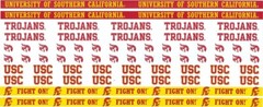 University of Southern California USC Trojans Scrapbook Kit: paper-stickers NCAA