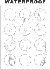 Tear-Resistant Round Stickers – 2″ Diameter – 1200 Labels