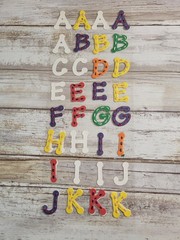 Lot Of Letter And Number Stickers Scrapbooking Junk Journals