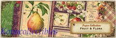 GRAPHIC 45 Fruit & Flora Chipboard 26 Pcs Bloom With Grace, Life Is Sweet, Tags