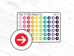1483-31~~Arrow Icon Planner Stickers.