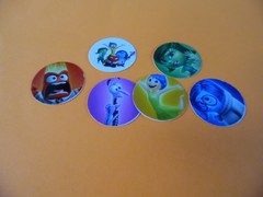 Pre Cut One Inch Bottle Cap Images INSIDE OUT Free Shipping