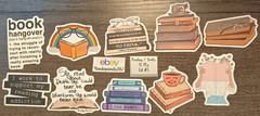 Reading – Books – Stickers – 10 PCs – 5 styles available! See Description