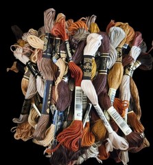 Huge Lot DMC Cross Stitch Floss Great Color Variety Some Metallic 545+ (2.6lbs)