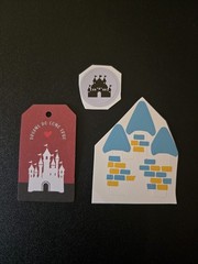 Creative Memories Set Of 3 Castle Disney Magic Kingdom Scrapbook Stickers & Die