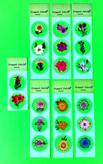 Pressed Petals Real Flowers Sticker Pack Lot Of 7
