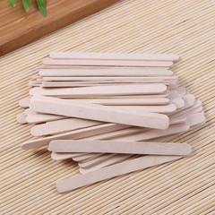 50Pcs Wooden Craft Sticks for DIY Projects Beige Wood Craft Sticks