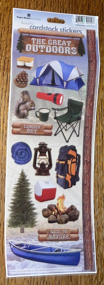 Paper House Hiking The Great Outdoors Camping Canoe Canoeing Tent Squirrel Trees