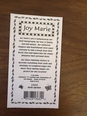 Joy Marie Sticker Sheet Herb Garden 13682 Time and Nature Heal