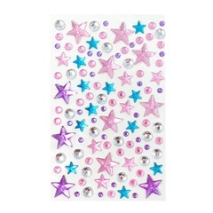 Wrapables Acrylic Self Adhesive Crystal Rhinestone Gem Stickers