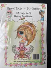 NEW My-Besties Clear cling Rubber Stamp BLAKELY ANN bestie free USA ship