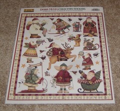 Creative Imaginations Debbie Mumm Collector’s 8×10 Sticker Sheet ~ Christmas