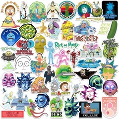 RICK AND MORTY TRENDY VARIETY DIE CUT VINYL 50 CT STICKER PACK