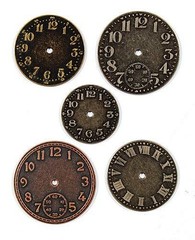 Metal Timepieces by Tim Holtz 1-1/4 inch, 1-1/2 1-3/4 Bronze