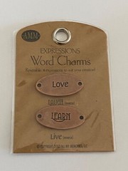 All My Memories Expressions Word Strips, Zipper Pulls and Word Charms – You Pick