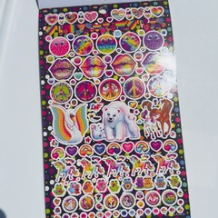 Lisa Frank Sticker Book Over 600 Stickers Rainbow Retro 90’s 80’s Colorful NEW