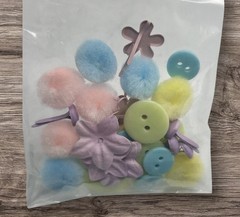 Recollections Embellishment Decorations 32 Pc Scrapbooking Pastel Pack NEW