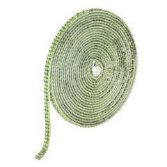 0.2 Inch Self Adhesive Rhinestone Strips 3 Yard for Crafts,Light Green