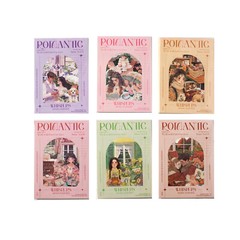 Book of Vintage Stickers Lady Girls Sticker PET + Paper Junk Journal Scrapbook
