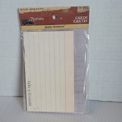 7gypsies – Scrapbooking Junk Journal Journaling Cards And Ephemera Lot Of 5