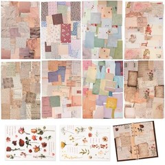 517 Pcs Vintage Scrapbook Paper,Scrapbook Supplies Vintage-517 Pcs