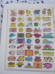 Whimsical Statement Vintage Sticker Assortment