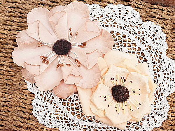 NIKITA WV – 2 Flower Pk APRICOT & DESERT SAND Colours 80-100mm Manor House ConA